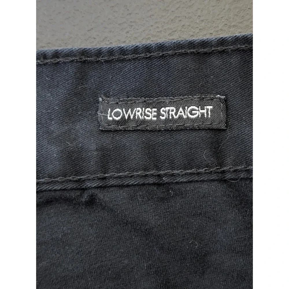 Calvin Klein Jeans Mens Size 34x30‎ Chino Straight Low Rise Black Pants